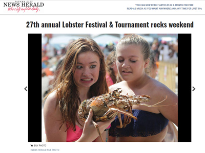 27th annual Lobster Festival & Tournament rocks weekend